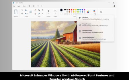 Microsoft Introduces AI-Driven Tools in Paint and Enhanced Windows Search in Latest Windows 11 Update