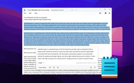 Notepad Gets Smarter with AI Summarization, Snipping Tool Adds Precision Drawing in Latest Windows Update