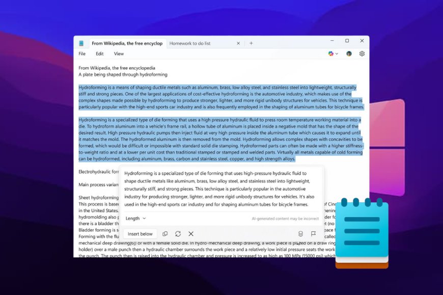 Notepad Gets Smarter with AI Summarization, Snipping Tool Adds Precision Drawing in Latest Windows Update