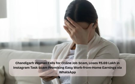 Work-from-Home Scam Cons Victim of ₹5.69 Lakh in Instagram ‘Like and Earn’ Fraud in Chandigarh