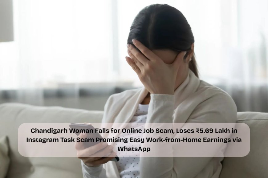 Work-from-Home Scam Cons Victim of ₹5.69 Lakh in Instagram ‘Like and Earn’ Fraud in Chandigarh