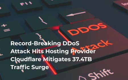 Record-Breaking DDoS Attack Hits Hosting Provider; Cloudflare Mitigates 37.4TB Traffic Surge