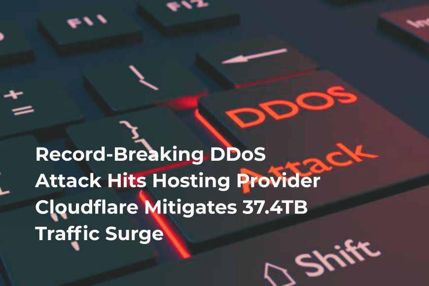 Record-Breaking DDoS Attack Hits Hosting Provider; Cloudflare Mitigates 37.4TB Traffic Surge