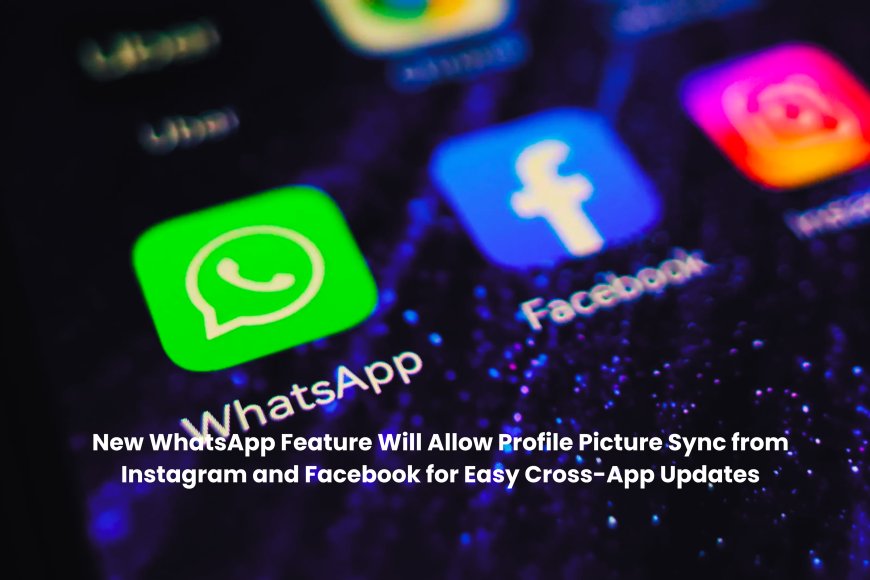 New WhatsApp Feature Will Allow Profile Picture Sync from Instagram and Facebook for Easy Cross-App Updates