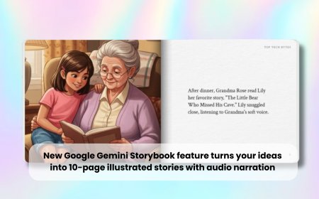 Google Gemini launches AI Storybook tool to create illustrated stories with voice narration from simple prompts