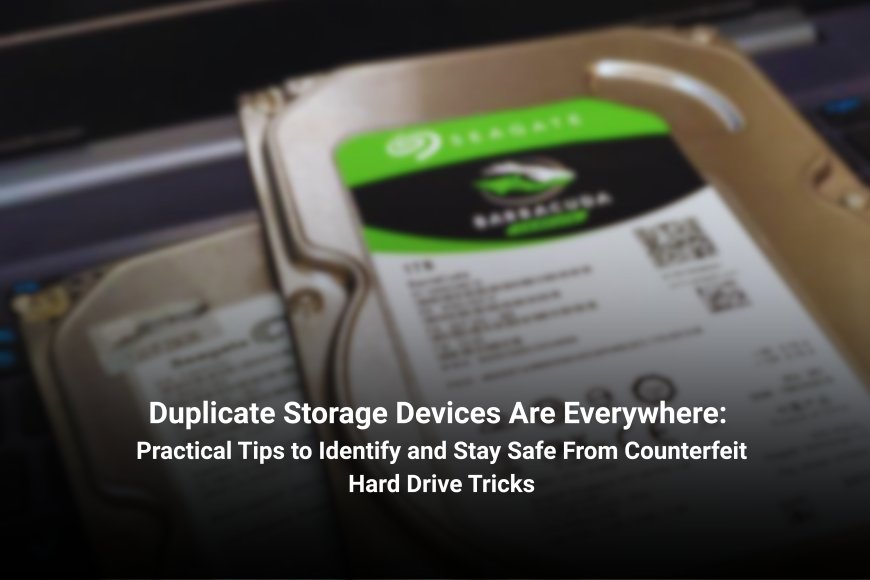 Duplicate Storage Devices Are Everywhere: Practical Tips to Identify and Stay Safe From Counterfeit Hard Drive Tricks